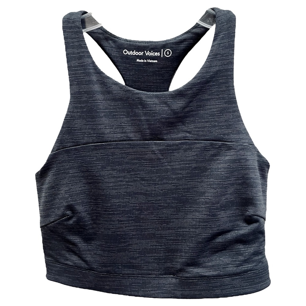 Outdoor Voices Women's Black Sports Bra Small